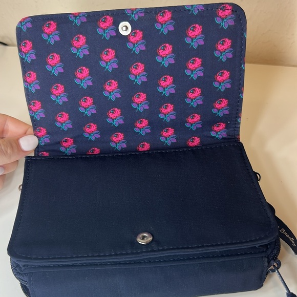 Vera Bradley Navy Cosmetic Bag - Picture 2 of 5